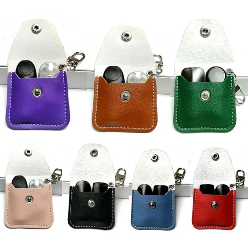 

PU Leather Buckle Portable Pod Case Can Hold 2 Pod For Relx Classic Infinity 4th Phantom 5th Pod Storage Bag With Keychain