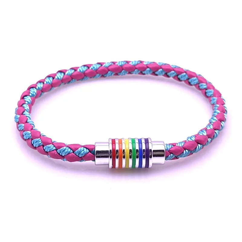 2024 Роскошный многоцветный Радужный дизайн из нержавеющей стали для мужчин и