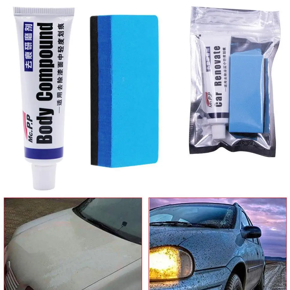 

Scratch Repair Scratch Abrasive Universal Waste Wax With Sponge Compound Paste