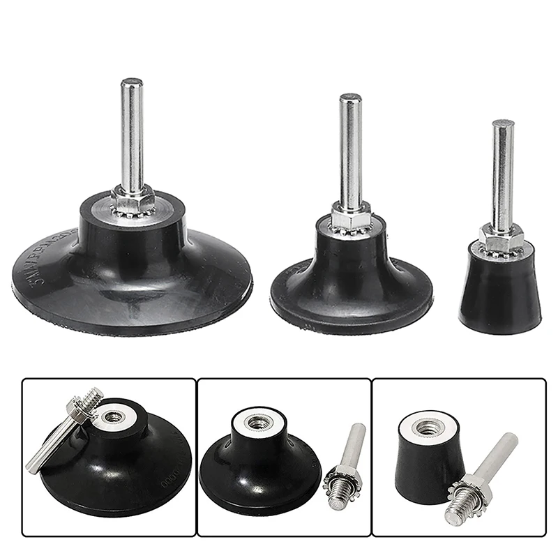 

1/2/3inch Roll Lock Quick Change Sanding Disc Holder 6mm Shank M6 Screw Hole Lock Sanding Disc Pad Abrasive Rotary Tool
