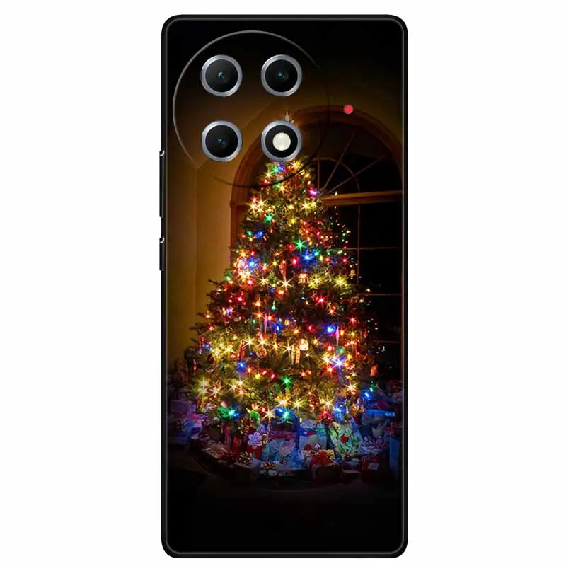 Рождественские чехлы для телефонов Tecno Camon 30S Pro силиконовый мягкий бампер из ТПУ 30
