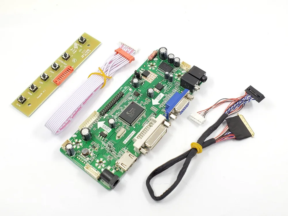 Плата контроллера B140XTT01.0 совместимая с HDMI комплект аудиодрайверов DVI VGA дисплей
