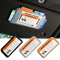 car sun visor card holder organizer strong pasting storag tidying auto instrument panel door card clip car interior accessories