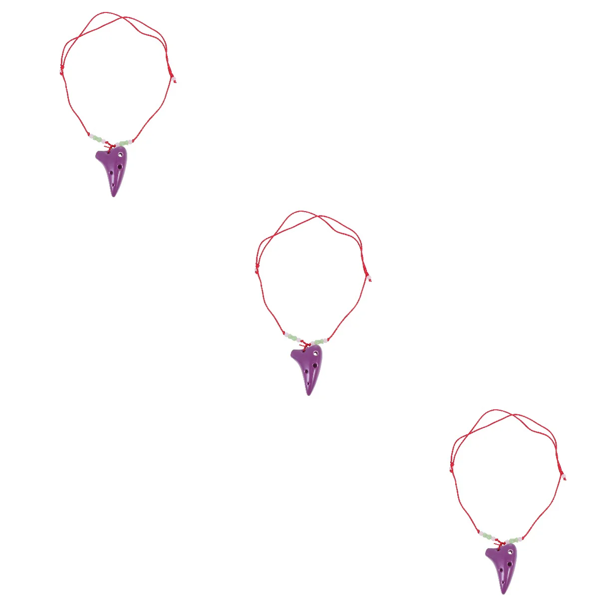 

Ocarina Instrument Necklace Flutekidswhistle Ceramic Toy Musical Dolomite Starter Wind Ocarin Six Holes Beginner Porcelain