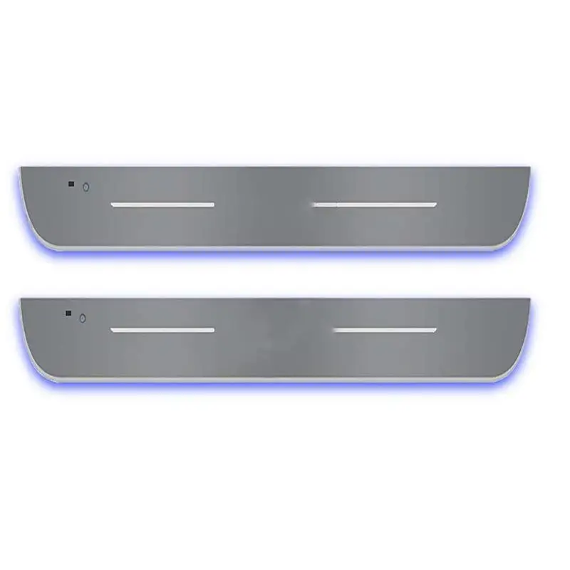 

Car LED Door Sill Atmosphere Lights 7 Colors Intelligent Induction LED Door Sill Welcome Pedal Light 4PCS Wiring-Free LED Car