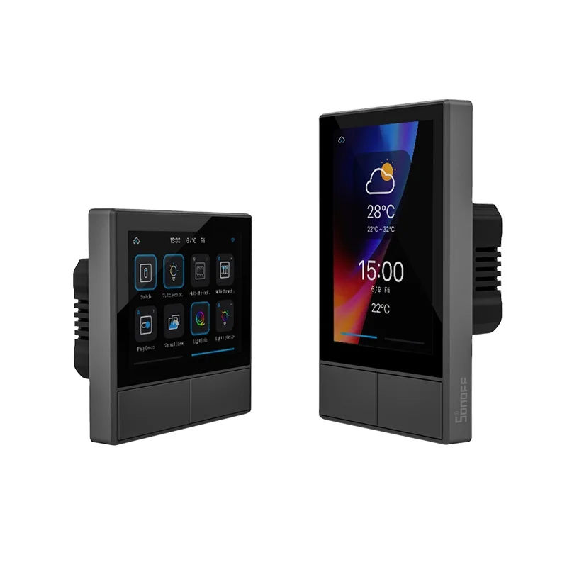 

WiFi Smart Scene Switch EU/US Thermostat Temperature All-in-One Control Touch Screen Work with Google Home Alexa