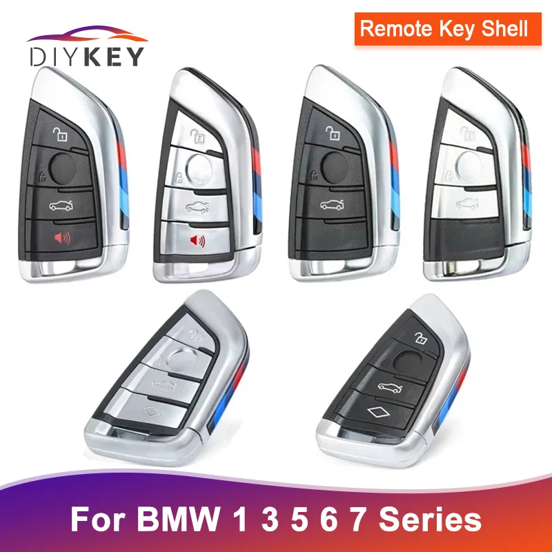 Чехол для ключа с 3 или 4 кнопками BMW X5 X6 F15 F16 1 5 6 7 Series G11 X1 F48 F39 | Автомобили и