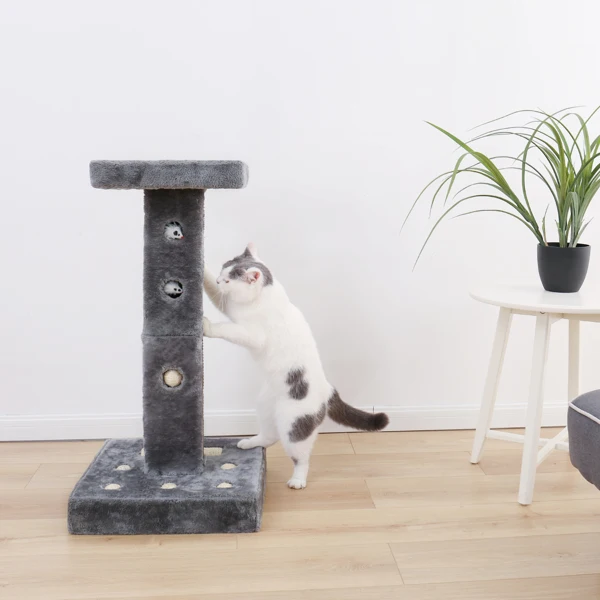 

Modern Cat Tree Cat Scratching Post with Sisal Scratching Posts, Cozy Perch and Cat Interactive Toy