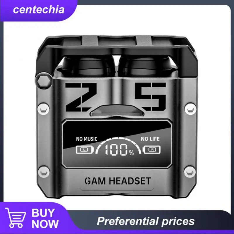 

Music With Mic 5.2 Wireless Earphone Noise Reduction Gaming Headset With Charging Box Sport Headset In-ear Earbuds