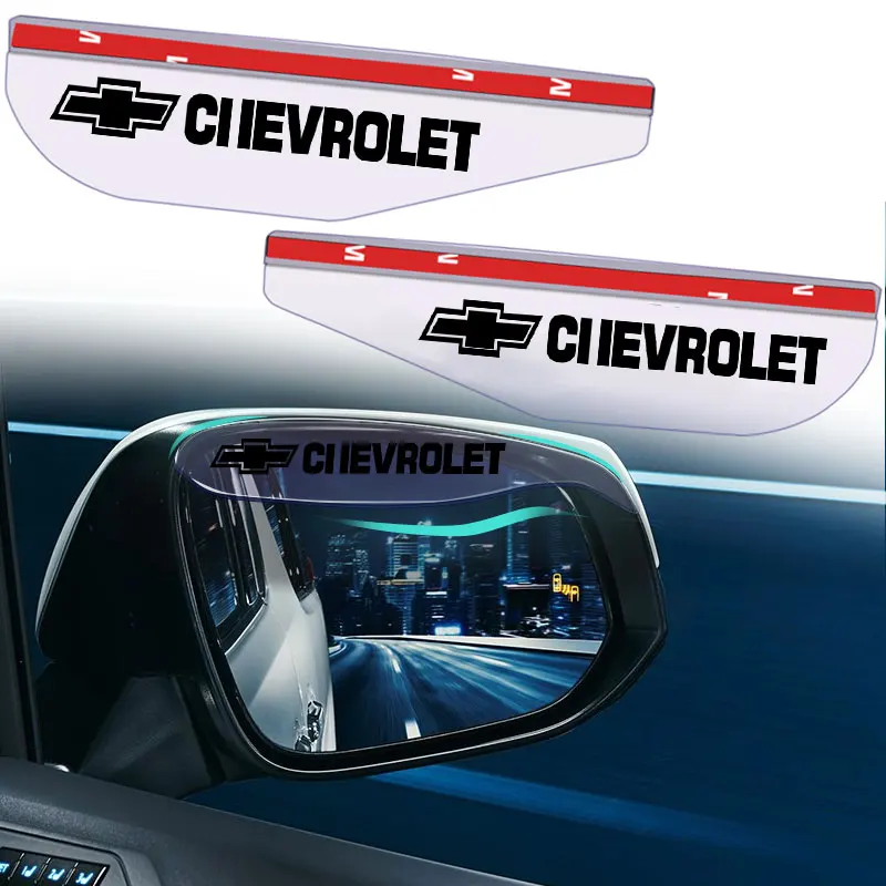 

Auto Car Sticker Logo Strips Side Rear View Mirror Decor Decal for Chevrolet Camaro Cruze Spark Captiva Sail Car Accessories