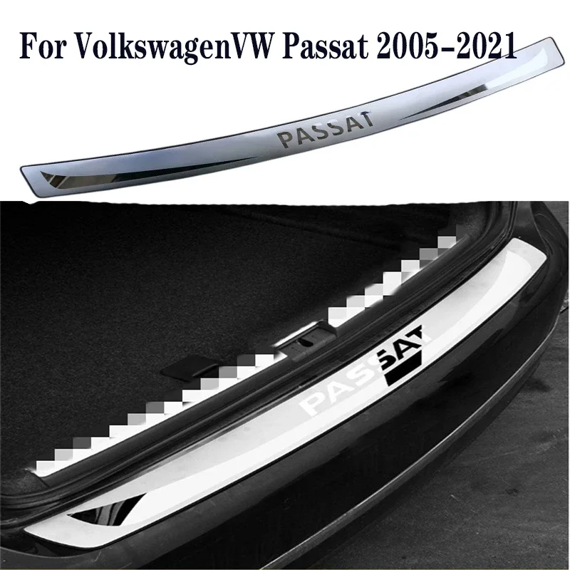 Для VolkswagenVW Passat 2005-2021 автомобильная крышка багажника накладка на бампер порог B8 B7
