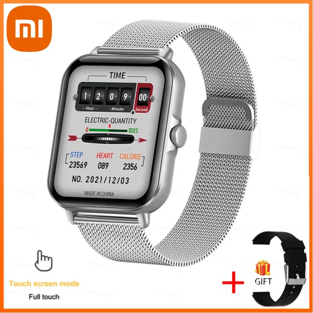 

Xiaomi Bluetooth Answer Call Smart Watch Men Dial Call Fitness Tracker IP67 Waterproof Smartwatch Men Women +Box