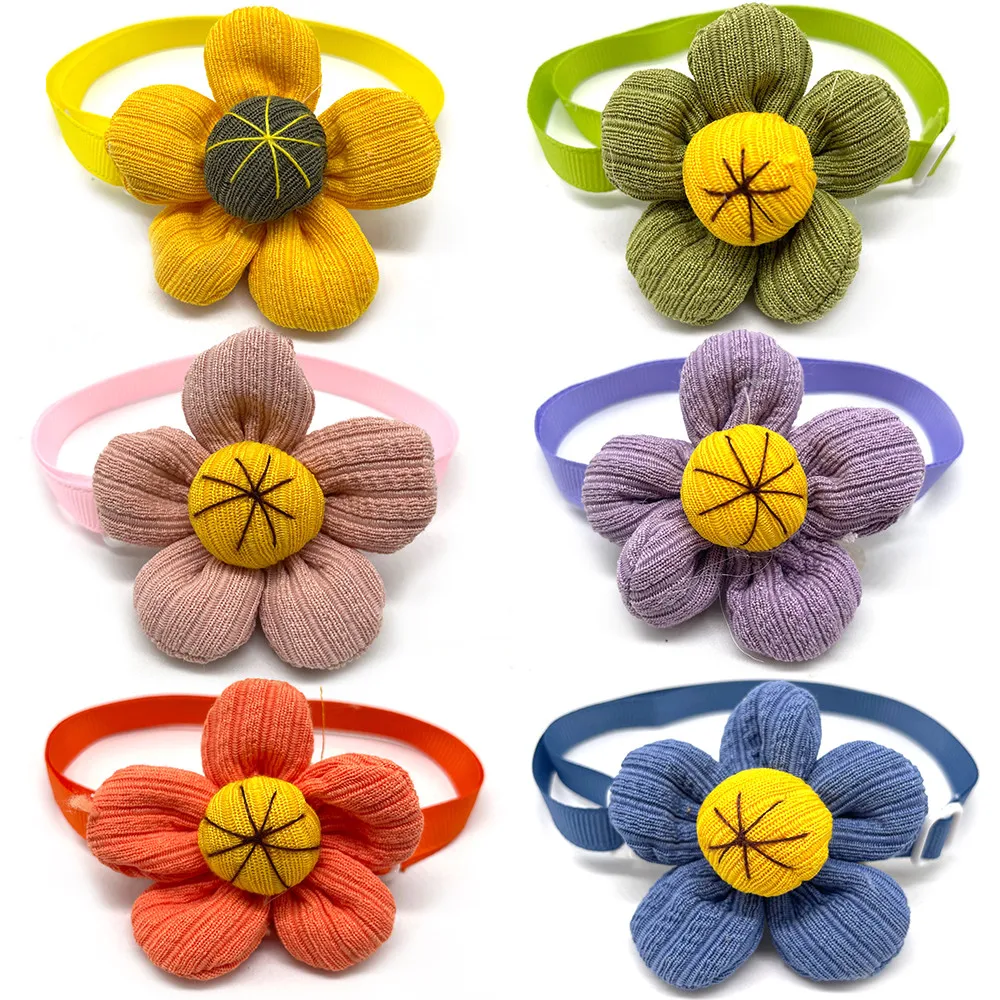 

50/100pcs Small Dog Pet Accessories Fall Style Pet Dog Cat Bow Ties Dog Holiday Neckties Adjustable Collar Grooming Doggy Ties