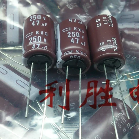 10 шт. 47 мкФ 250 В NCC Черный Алмазный конденсатор 250 в 47 мкФ X 20 KXG высокая частота низкое сопротивление