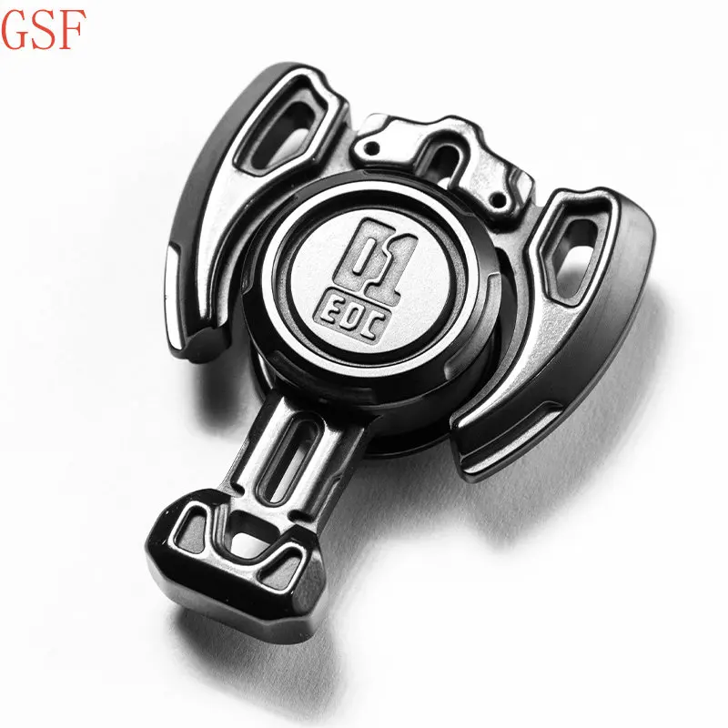01EDC Holy Ax Asymmetric Fingertip Spinner High-speed One-handed Decompression Artifact Finger Valentine's Day Gift EDC enlarge