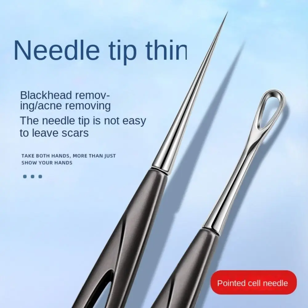 

Blackhead Remover Acne Blackhead Vacuum Comedone Blemish Extractor Pimple Needles Removal Tool Spoon For Face