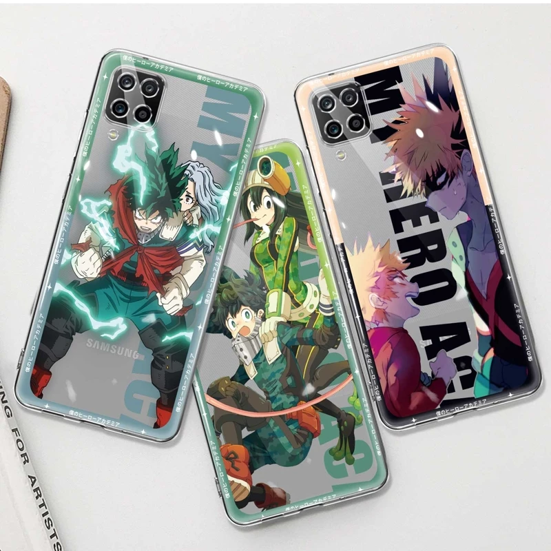 

For Samsung Galaxy A02s A01 04s A03 Core A02 A04e A04 A03s A50s A20e A10 A40 A20s A30 A50s Print Cases My Hero Academia Midoriya
