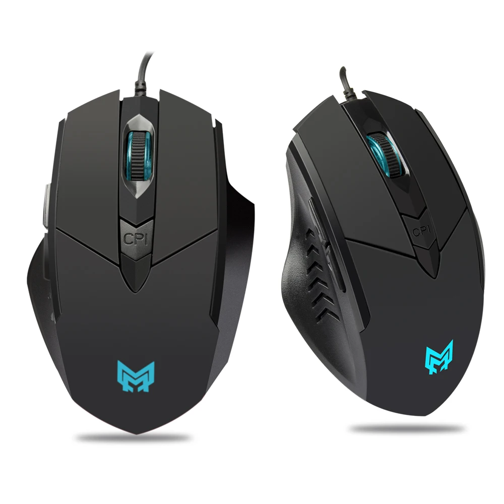 

Профессиональная игровая мышь Anmck 6D 3200DPI, регулируемая Проводная оптическая светодиодная компьютерная мышь с USB-кабелем, мышь для ноутбука и...