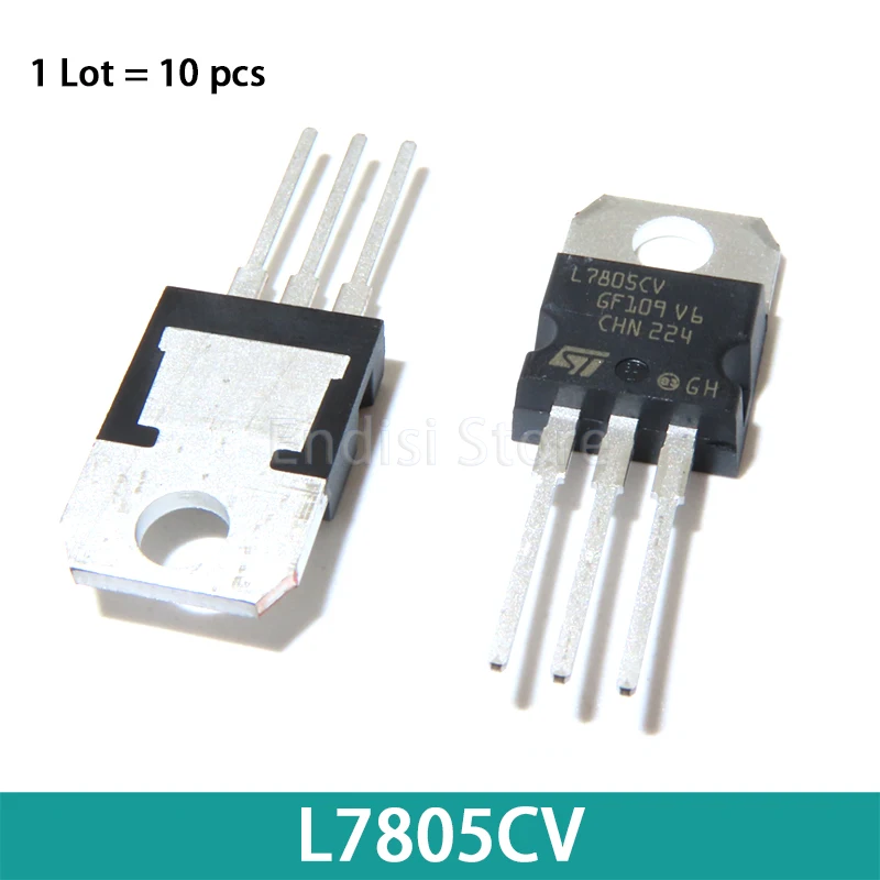 10 шт., регуляторы напряжения L7805CV 7805 L7805 L7805C LM7805 MC7805