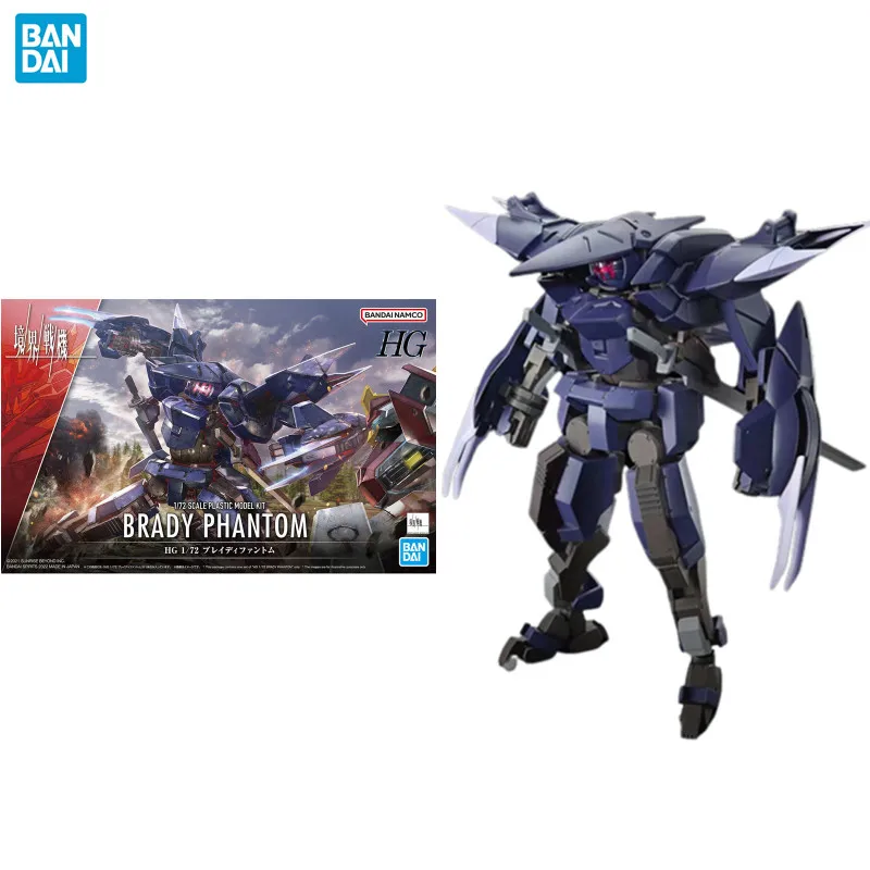 

Bandai Original Gundam Anime Figure HG 1/72 SCALE PLASTIC MODEL KIT BRADY PHANTOM Action Figures Toys Gifts for Children