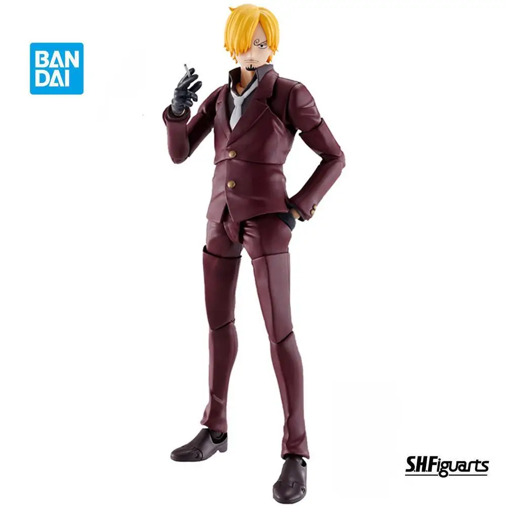 

Bandai S.h. Фигуртс цельный остров призраков Sanji и Luffy модель лица Shf аниме экшн-фигурки Коллекционные детские игрушки подарки