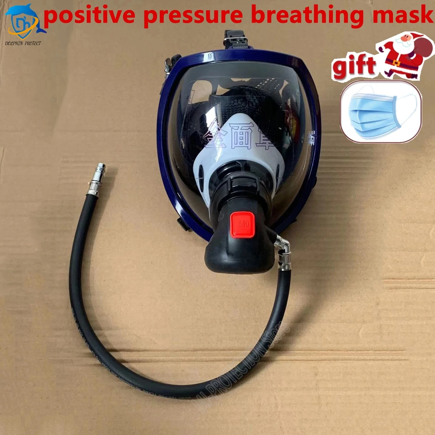 

Positive pressure air breathing apparatus mask and RHZK6.8 / 30mpa air supply valve Positive pressure fire mask Gas supply valve