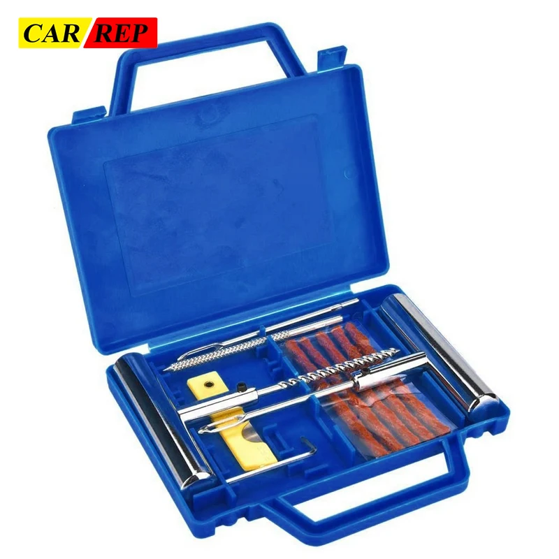 

Car And Motorcycle Tire Repair Kit Tubeless Tire Repair Kit Portable New Fast Portable Repair Special Toolkit On Sales