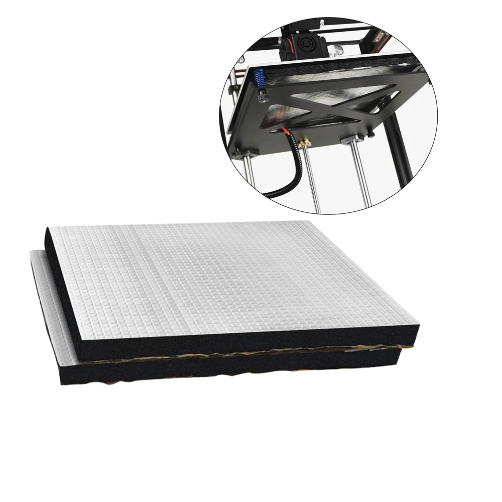 Теплоизоляционный хлопок для 3D-принтера 220/235/310 мм самоклеящаяся фольга