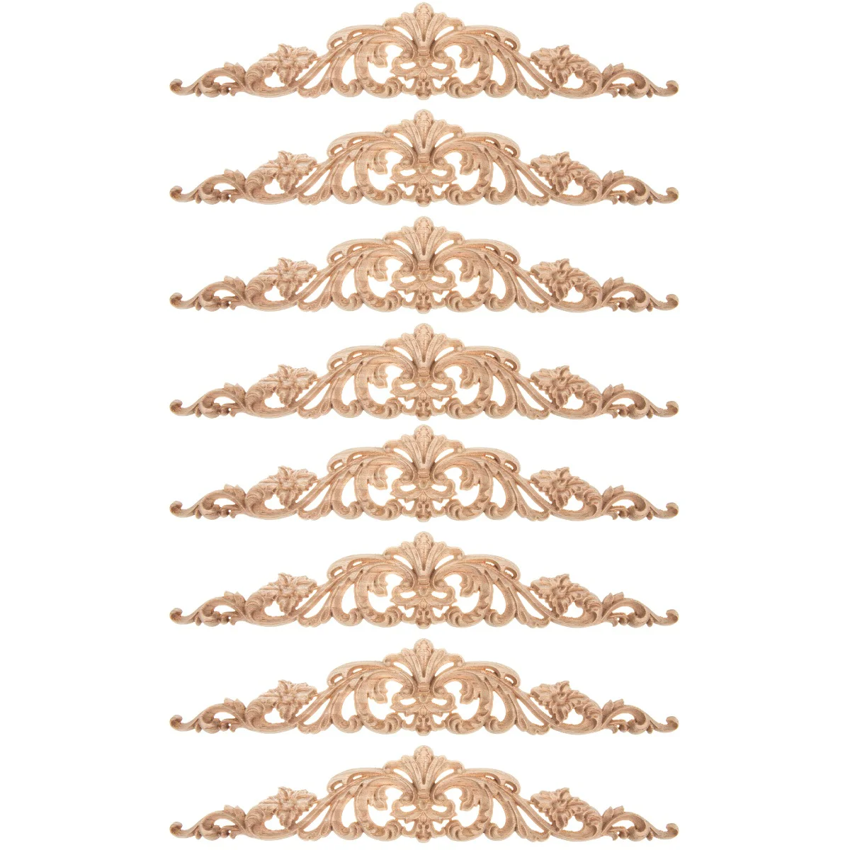 

Wood Applique Appliques Onlay Wooden Decorative Carved Cabinet Corner Unpainteddecor Furniture Decal Carving Supplies Wall Frame