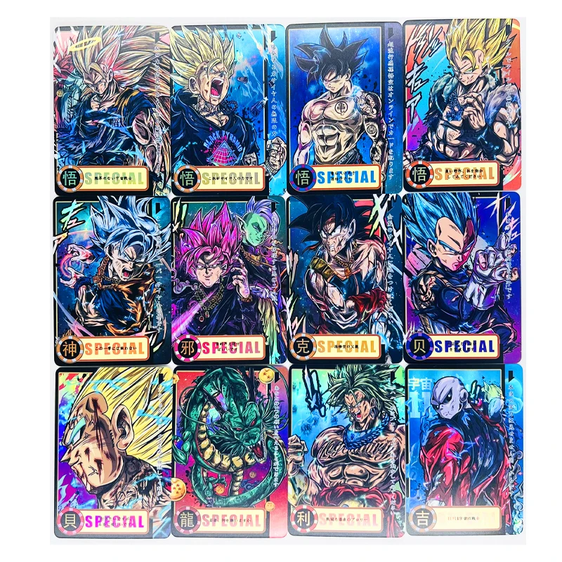 31pcs/set Dragon Ball Z GT ONE PIECE NARUTO PUNCH MAN Super Saiyan Heroes Battle Card Ultra Instinct Game Collection Cards - купить по