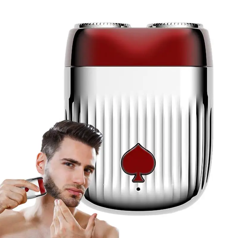 

Mini Razor USB Rotary Razor Pocket Size Beard Trimmer Cordless Rechargeable Rotary Shavers Gift For Men