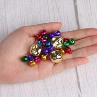 24pcscolor golden bell diy handmade bracelet woven holiday ornaments accessories