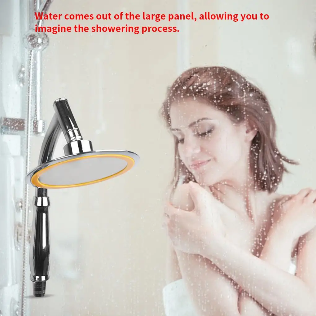 

Detachable 6 Inch Rainfall Shower Head Top Water Saving Showerhead Adjustable Handheld Bath Spray Bathroom Accessorie Spa Nozzle