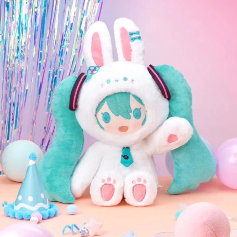 Фото Плюшевая кукла Hatsune Miku Ichiban Kuji Unicorn Animal Party, коллекционная аниме-игрушка, мягкая набивная игрушка, подарок для взрослых фанатов №3