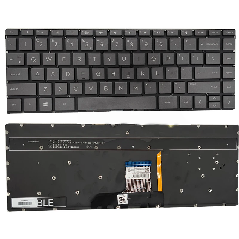 

Новая клавиатура US для ноутбука HP Spectre x360 13-AD TPN-W133 13-AP 13-AN 13-AQ TPN-W144 13-AG 13-AH 13-BF