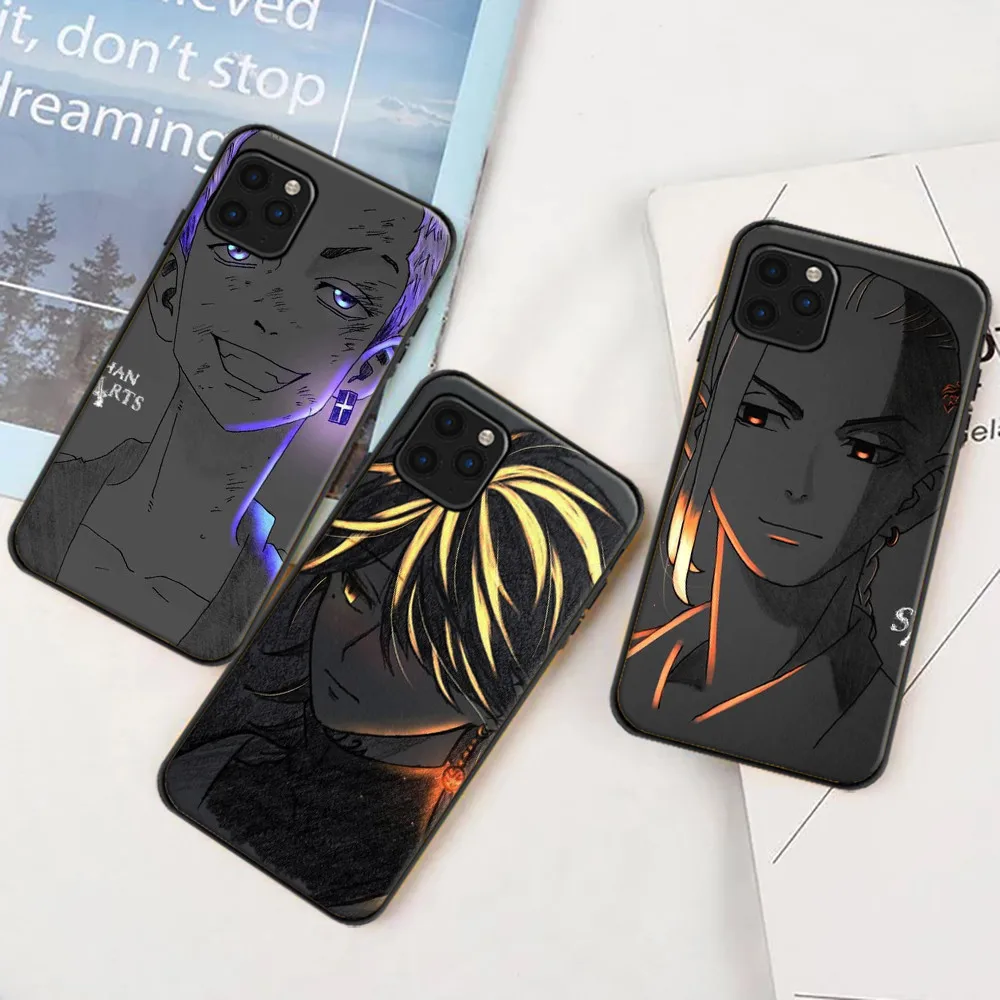 

Japan Anime Boy Phone Case For iPhone 11 12 13 Pro MAX 6 6S 7 8 Plus XS 12 13 Mini X XR SE 2020 Soft Silicone Cases Funda