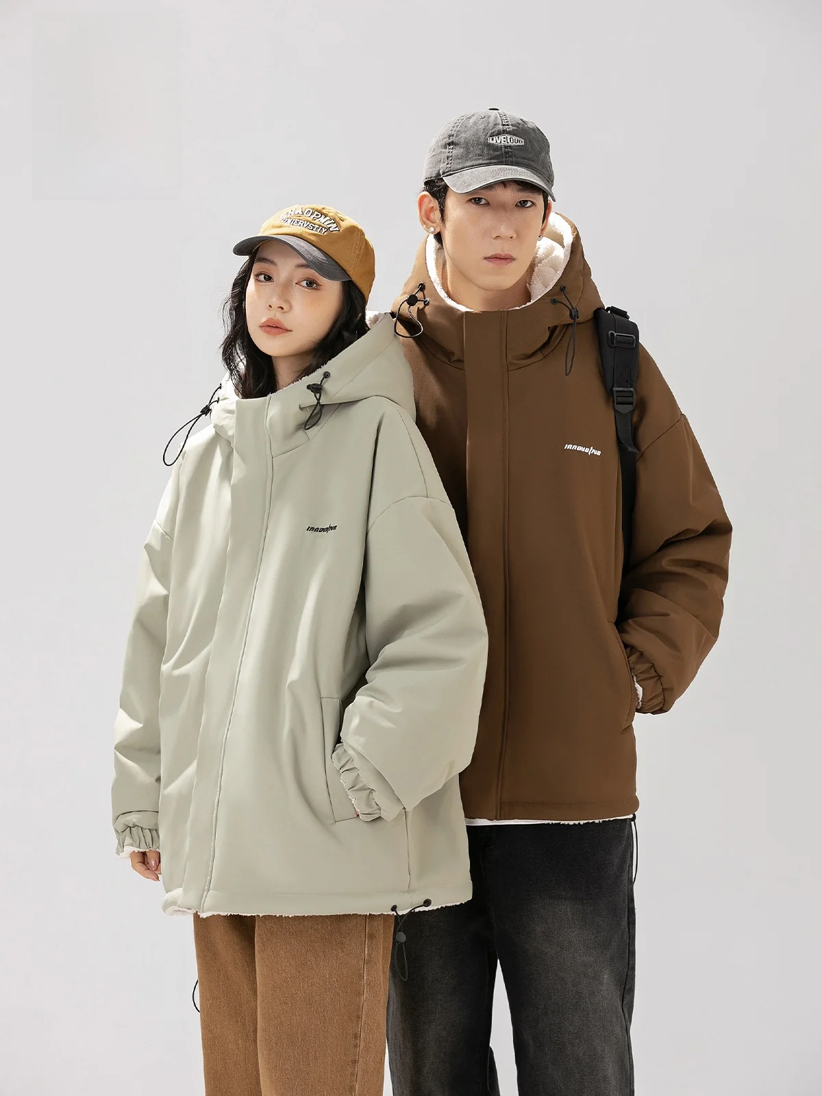 Senma up Geniolamode двустороннее пальто с хлопковой подкладкой мужская зимняя новая