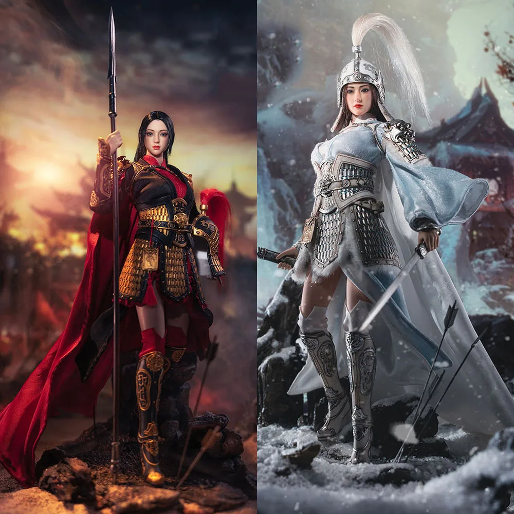 

In Stock TBLeague PL2023-204 1/6 Full Set Join The Army for Father China Ancient Female Generals Mulan 12'' Action Figure Model