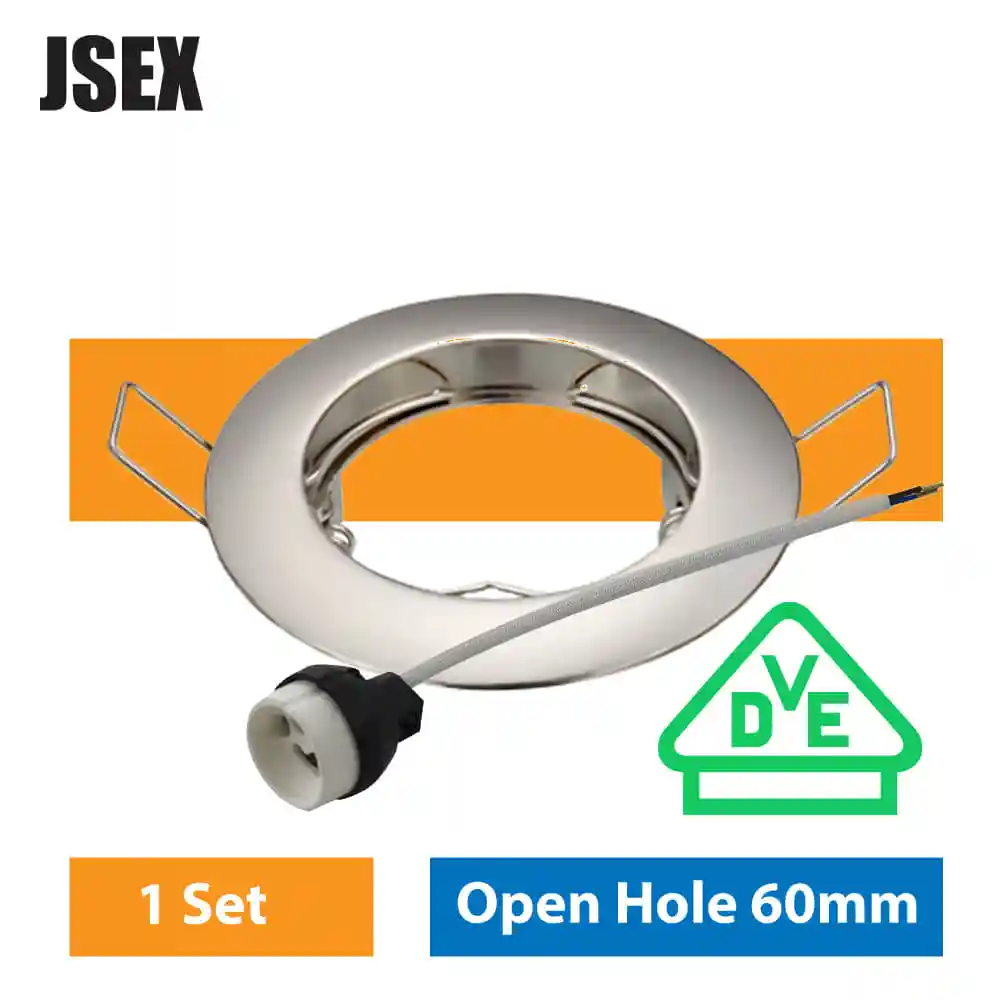 

Вырезанные круглые встраиваемые светодиодные лампы 60 мм, лампы GU10 MR16, фитинги с кабелем, потолочный светильник