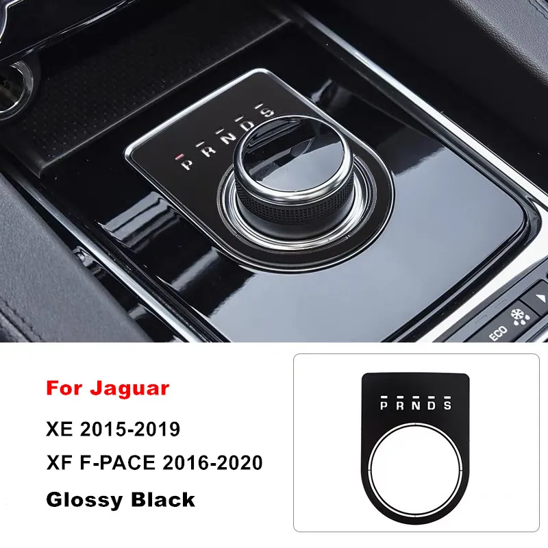 

Центральная консоль автомобиля, панель переключения передач, металлическая защитная накладка для Jaguar XE 2015-2019 XF F-PACE 2016-2020, аксессуары для интерьера