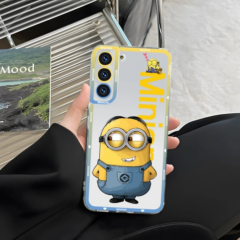 Прозрачный чехол для телефона MinionsES Samsung S23 S20 S21 S22 A11 A13 A22 A31 A32 A51 A52 Plus Ultra Angel Eyes Soft