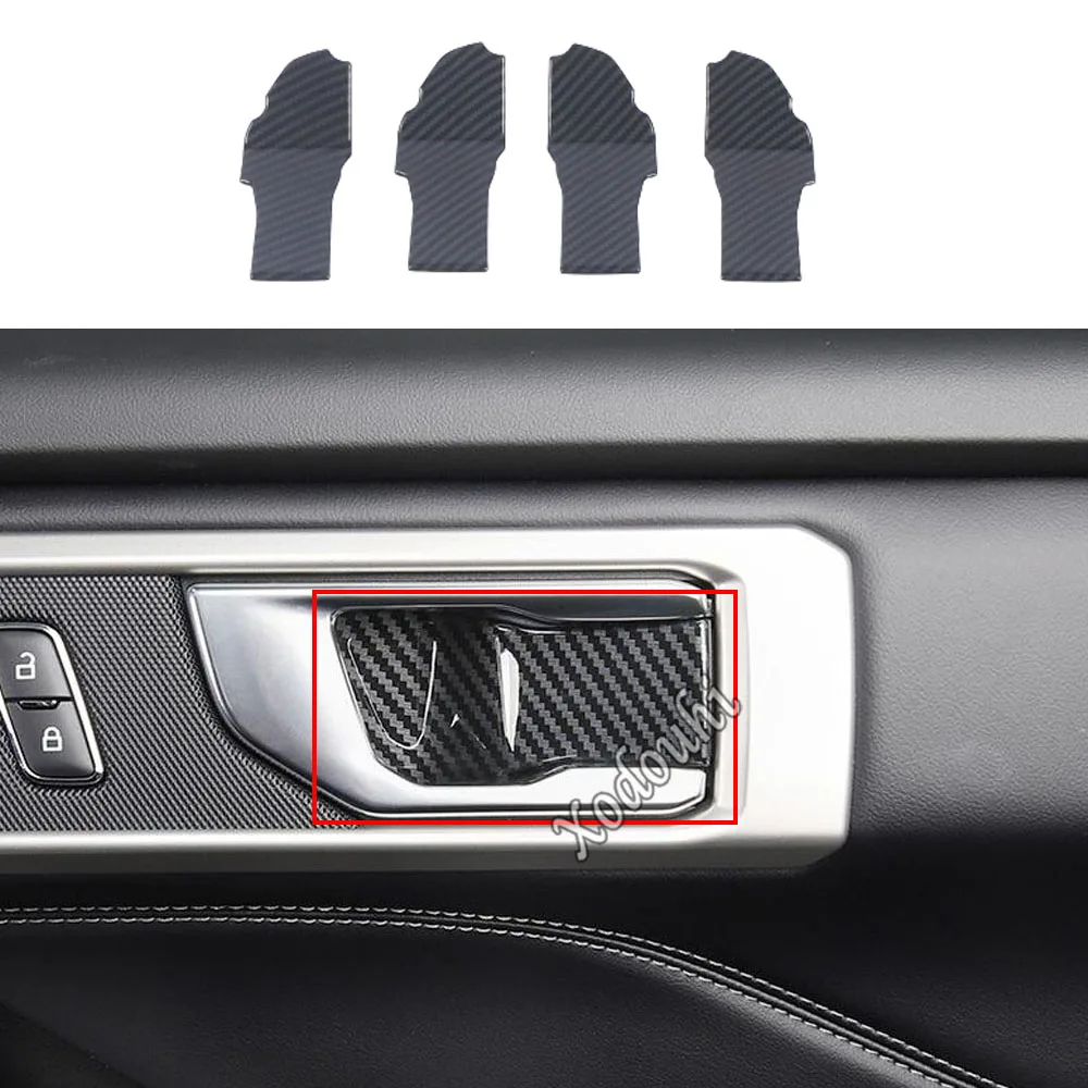 

For Ford Explorer U625 2019 2020 2021 Car Styling Body Cover Stick Trim Frame Inner Bowl Handle Molding Lamp Hoods Parts 4pcs