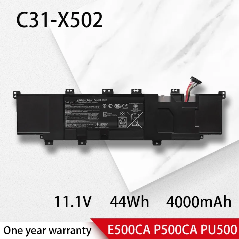 

Genuine Original C31-X502 Laptop Battery For Asus VivoBook X502 X502C X502CA For Ultrabook S500C S500CA PU500C PU500CA C21-X502