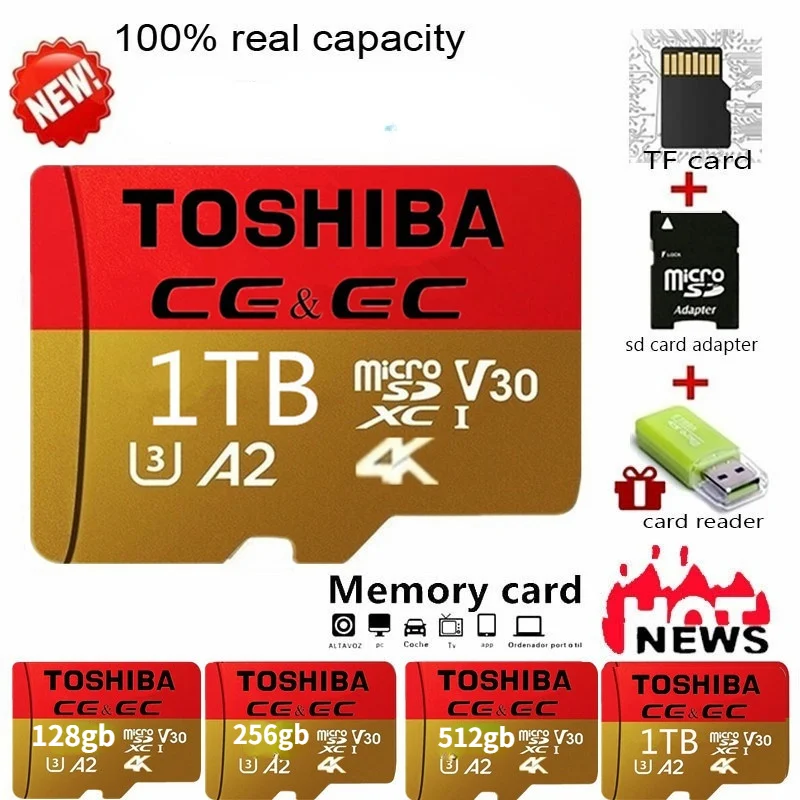

2022New Class 10 bestseller high speed USB 1TB 512gb 256gb drive Micro SD Micro SDHC Micro SD SDHC card 10 UHS-1TF memory card