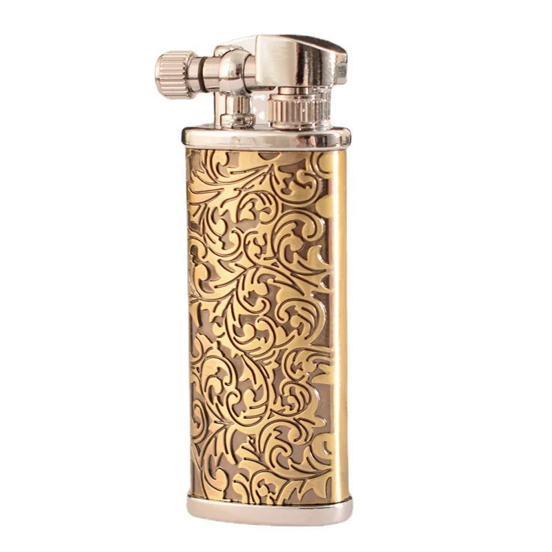 Винтажная керосиновая зажигалка с шлифовальным круглым кольцом