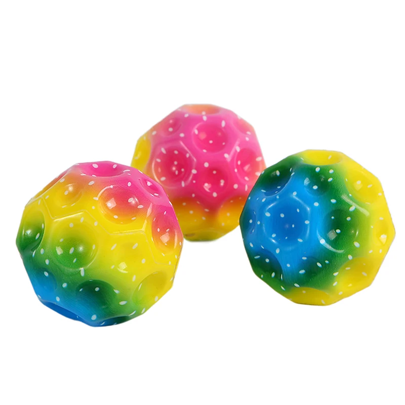 Galaxy Moon Ball Экстремальный высокий мяч Космический детские игрушки Saltarina