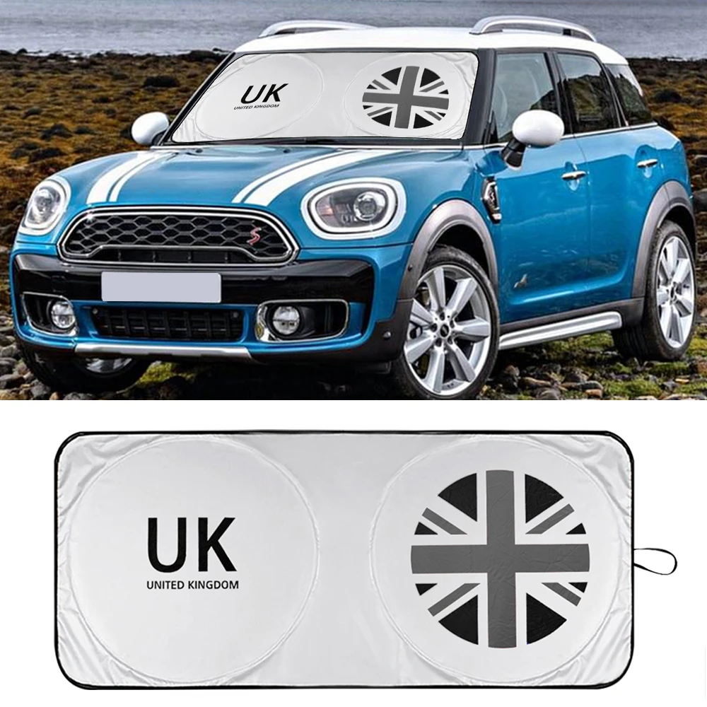 

Universal Car Sunshade Front Rear Wiindshield Visor Sun Shade Protection For MINI Cooper Clubman R55 R60 F54 F56 F60 Countryman