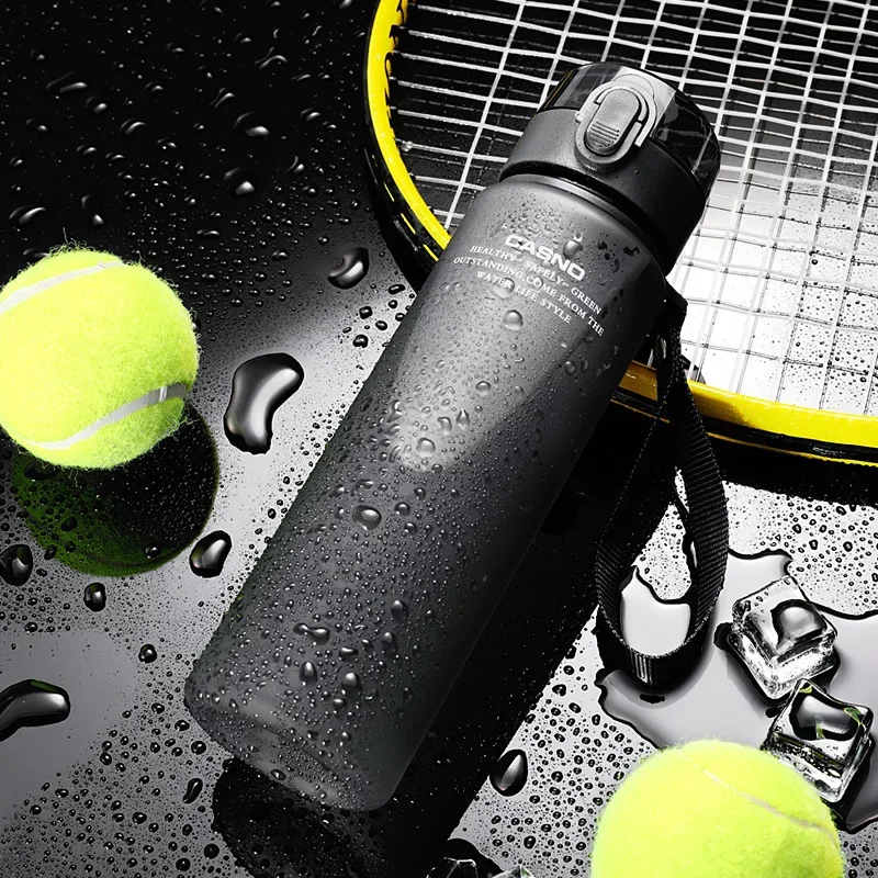 Anime Stitch 560ML Water Cup Children Portable Plastic Transparent Straw Outdoor Large Capacity Sport Bottle Gift