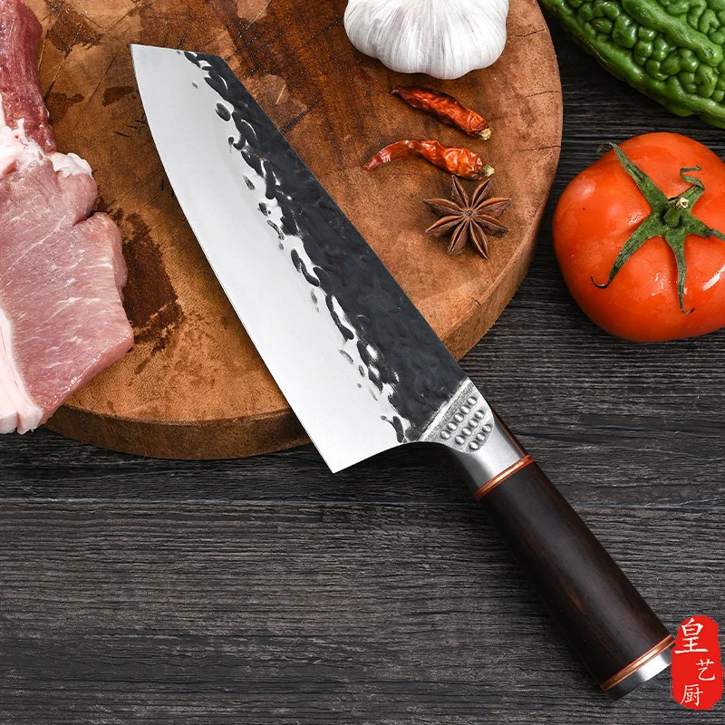 

Нож для измельчения костей Longquan Ручная ковка Нож двойного назначения для резки костей и мяса Jia острый шеф-нож ручной работы