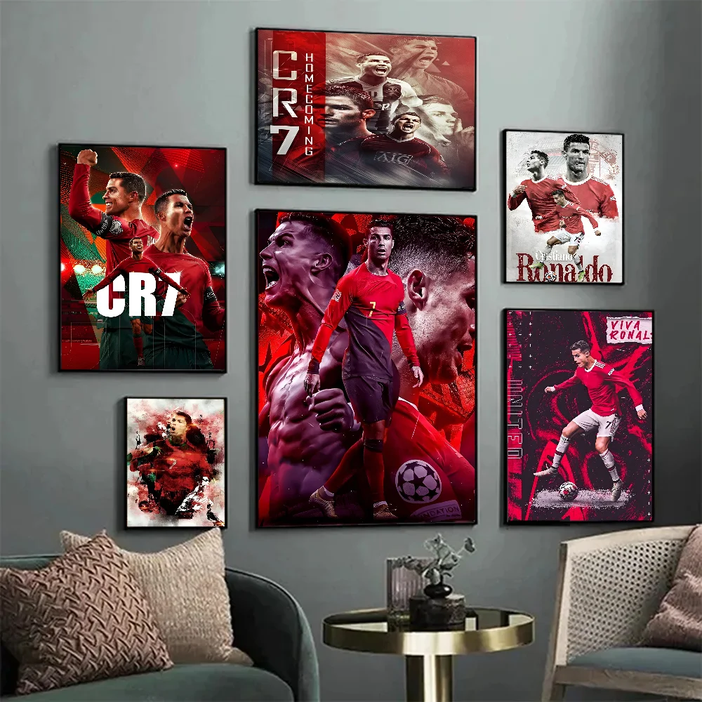 Клейкий постер с-Криштиану р-Роналду CR7 сделай сам винтажный Декор для комнаты
